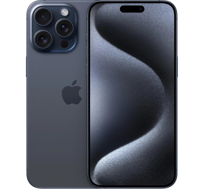 Мобильный телефон Apple iPhone 15 Pro Max 1TB Blue Titanium (MU7K3RX/A) Мобильный телефон Apple iPhone 15 Pro Max 1TB Blue Titanium (MU7K3RX/A)