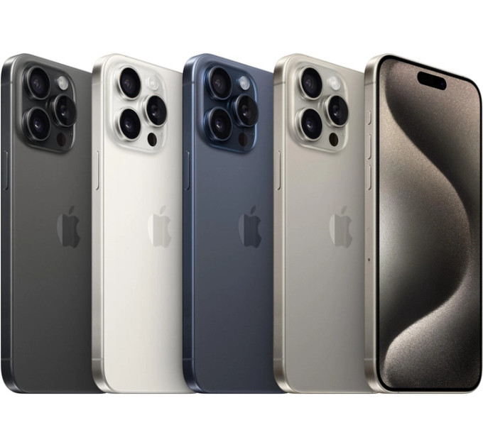 Мобильный телефон Apple iPhone 15 Pro Max 1TB White Titanium (MU7H3RX/A)