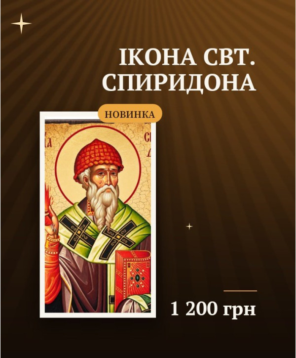 Ікона свт. Спиридона